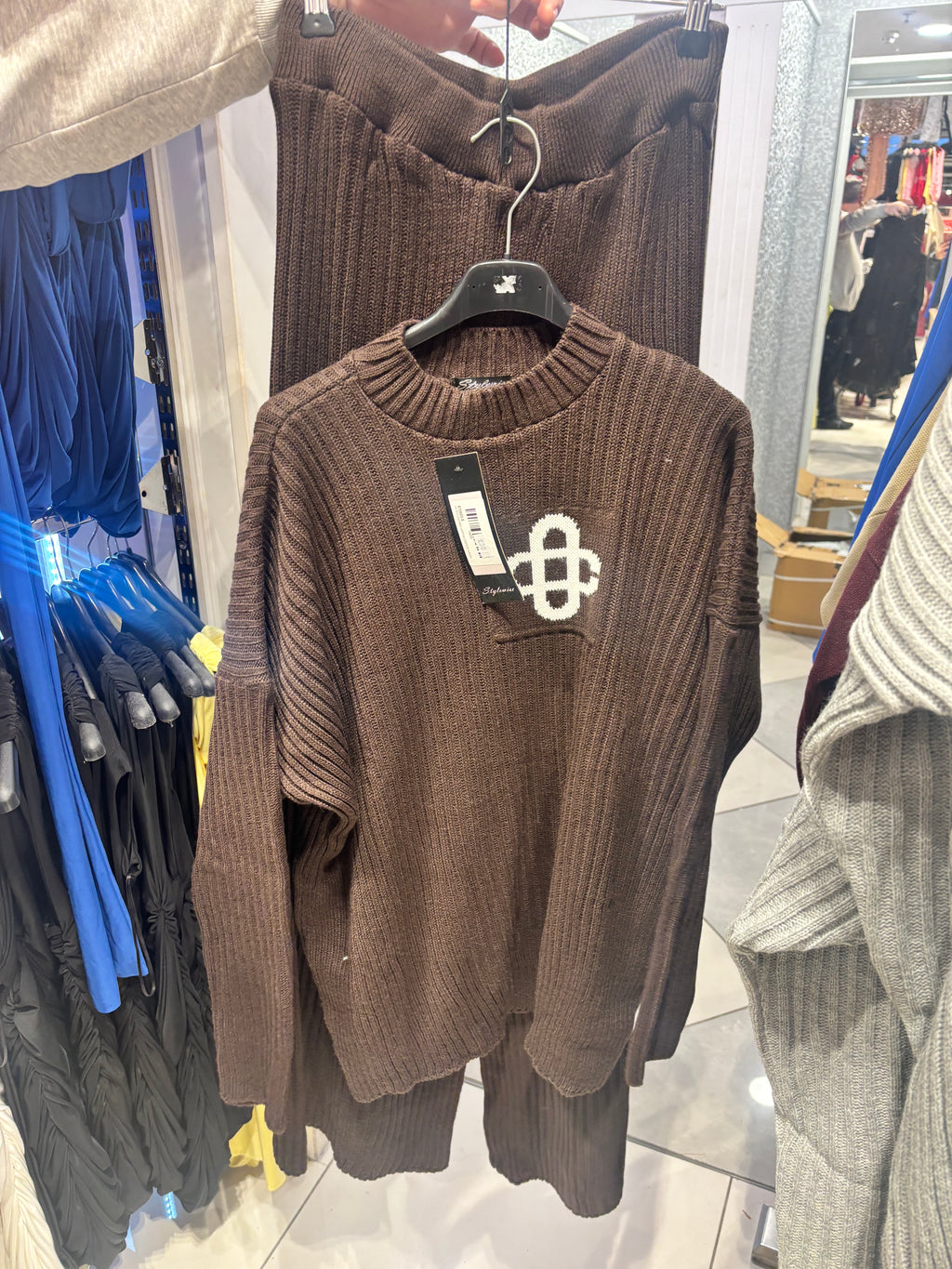 Zarah knitted rib set