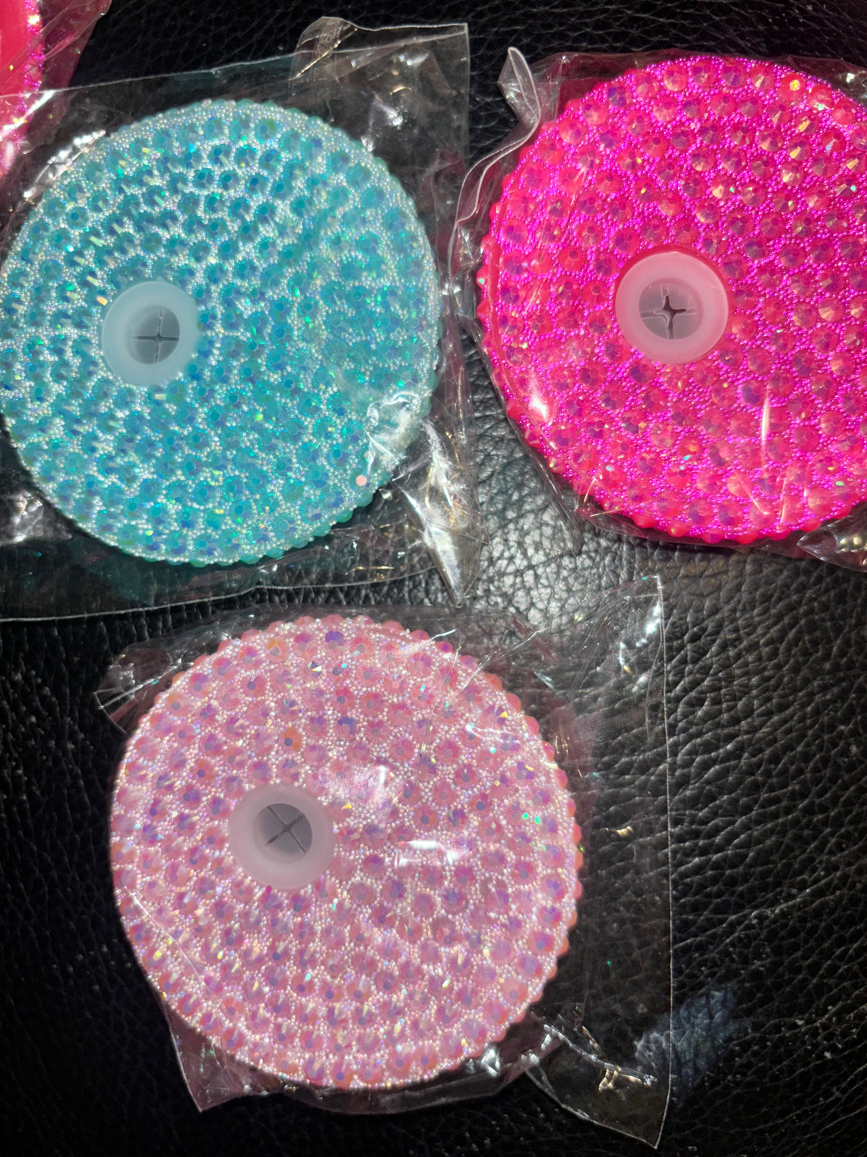 Rhinestone lids add on